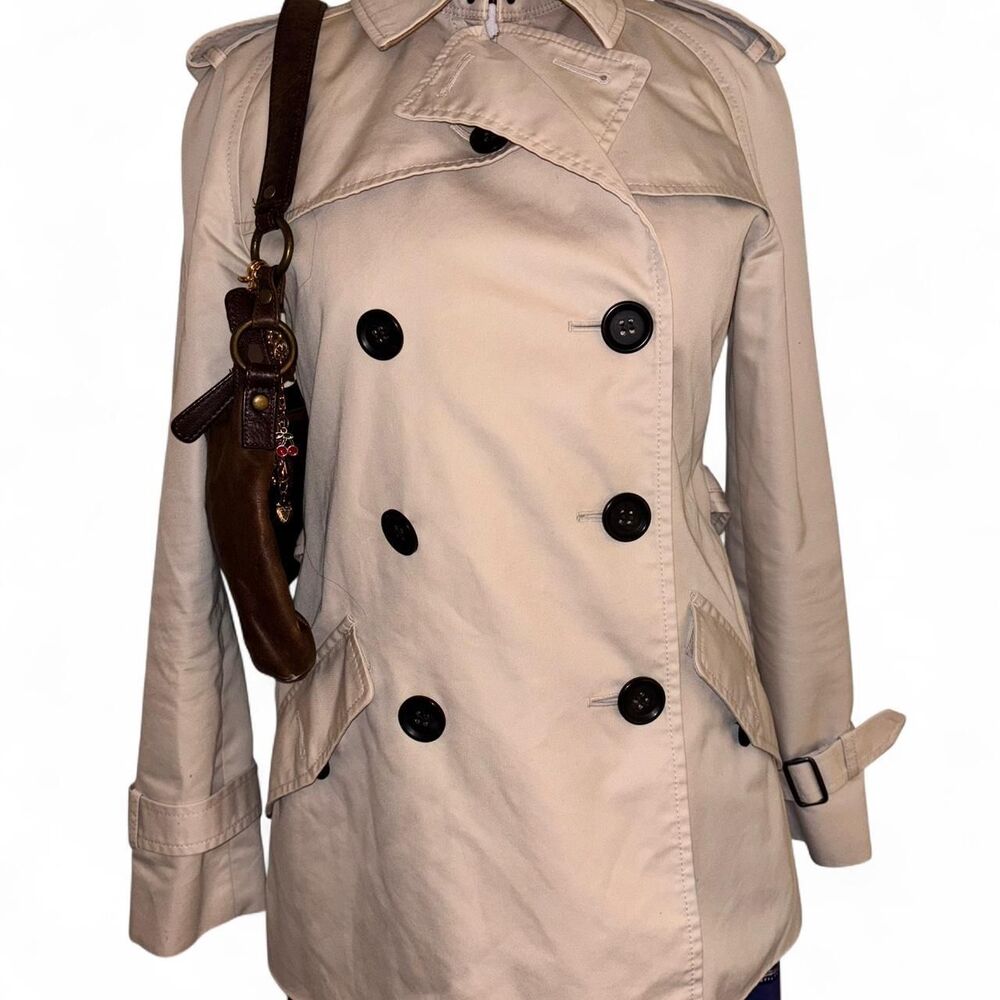 Coach Women's Tan and Cream Coat